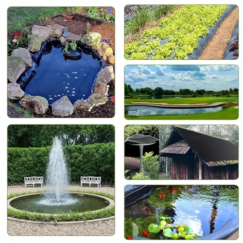 Genérico Kit de vertedero de Cascada con tubería corrugada para Exteriores, protección de Revestimiento de Estanque 5 Revestimiento de Estanque Revestimiento de Estanque para Estanque de Peces Estanq