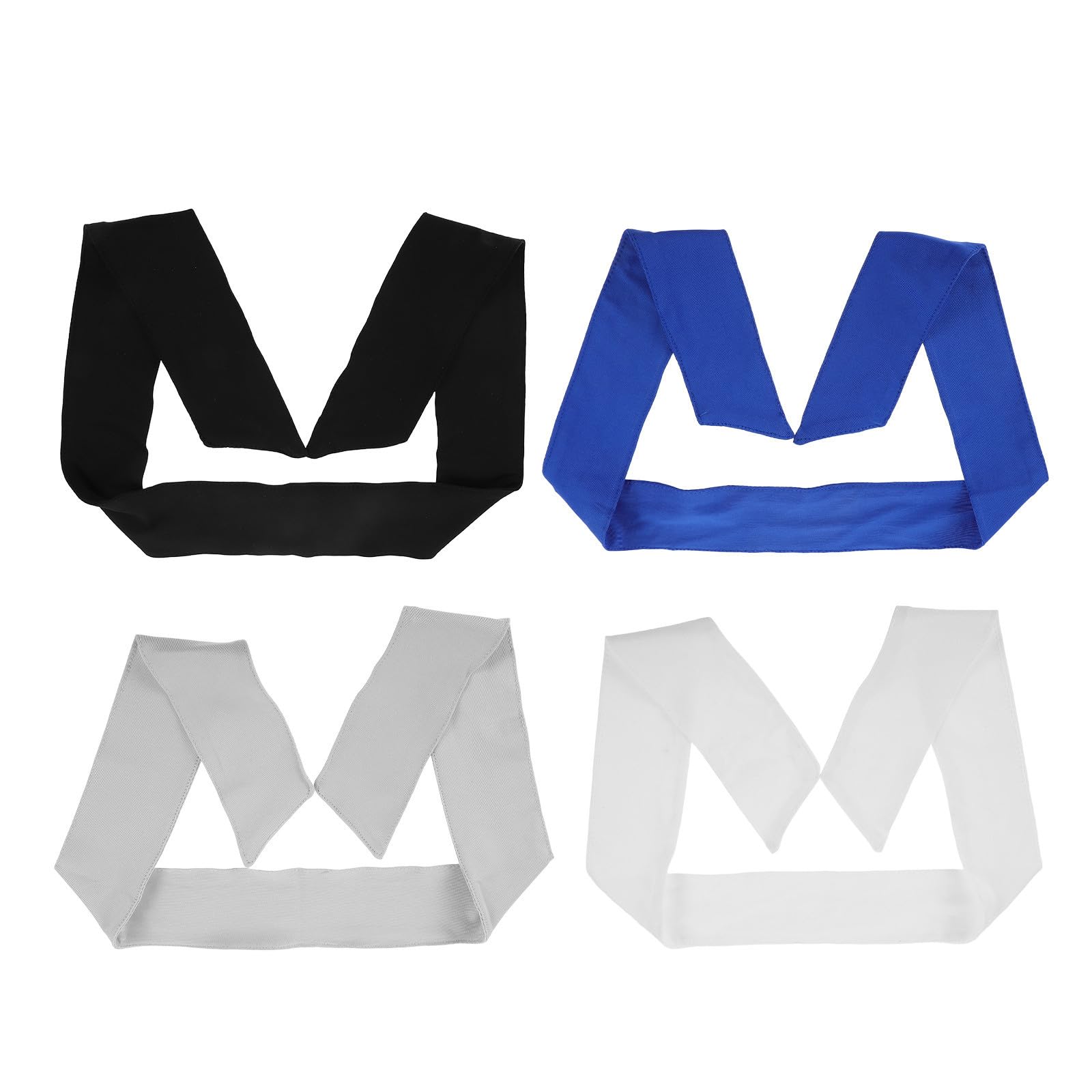 SEWACC 20 Pièces Bandeau de Sport Ninja Karaté pour Hommes et Femmes, Tissu Léger et Lavable, Élastique Antidérapant pour Entraînement en Salle de Gym