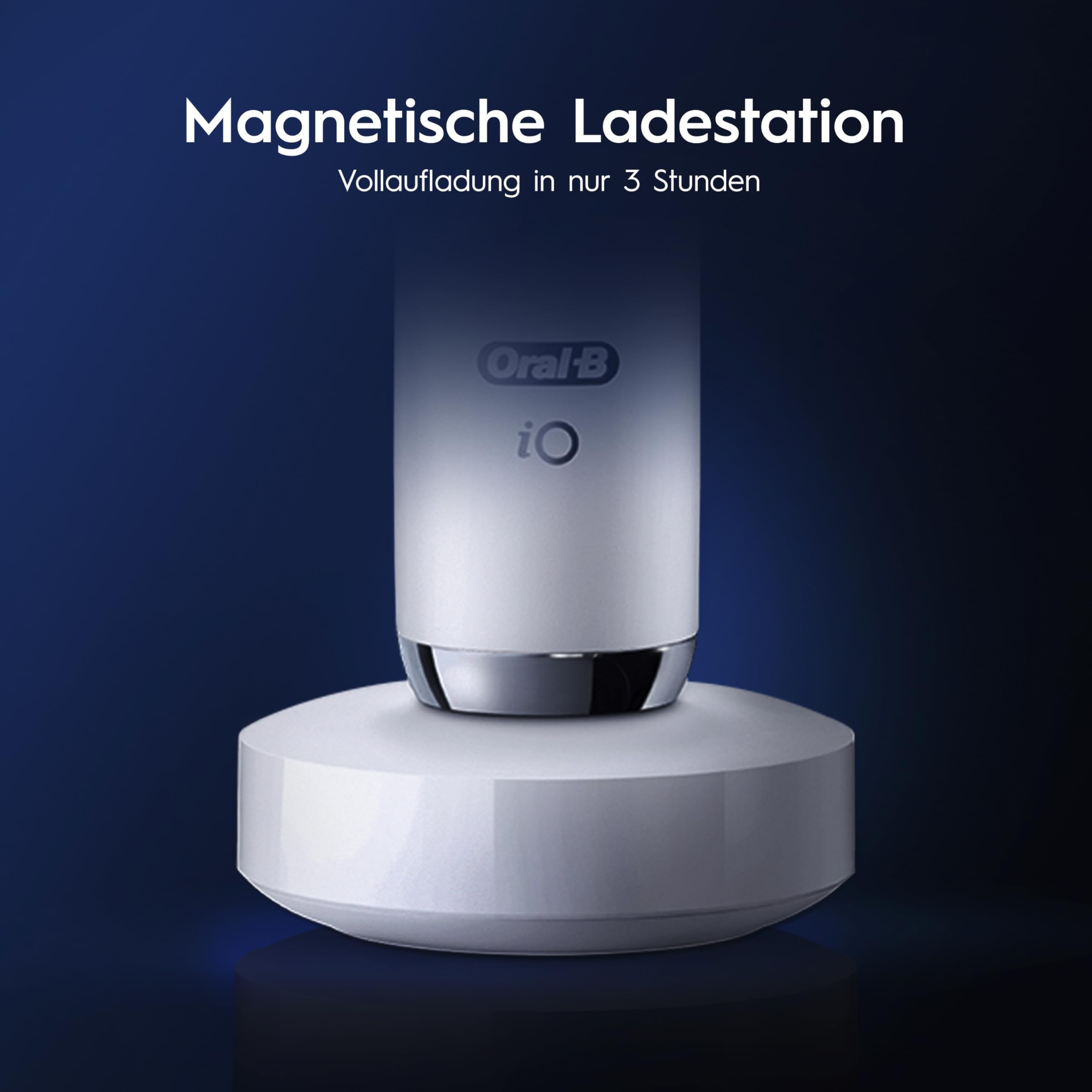 Oral-B iO Series 9 Elektrische Zahnbürste, Weiß | Inkl. 1 Aufsteckbürste, Lade-Reise-Etui, CHIP Testsieger (11/25), Electric Toothbrush mit 7 Modi Für Zahnpflege