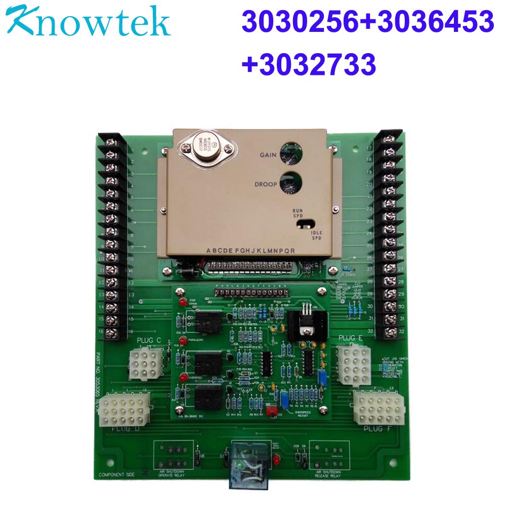 Knowtek Normal Open Generator Engine Speed Controller Assembly: 3032733+3036453+3030256