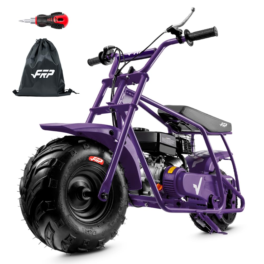 FRP GMB100 Basic Mini Bike 99cc 4-Stroke Off Road for Teens Adults 220 LBS