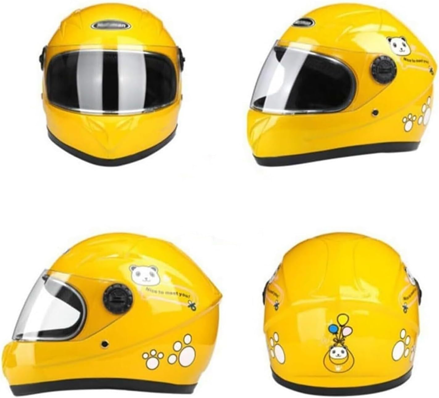 Boys Girls Vintage Full Face Dirt-Bike Helmet,Kids Retro Motorcycle Helmet,DOT Approved Youth Electric Scoote Helmet,Toddler Go-Kart Moped Bicycle ATV Helmet for 2-14 Years Old