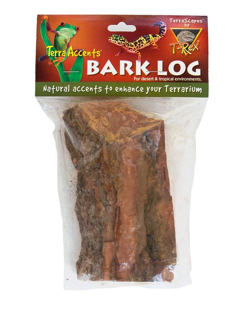 T-Rex Reptile Terrarium Décor - Terra Accents Bark Log
