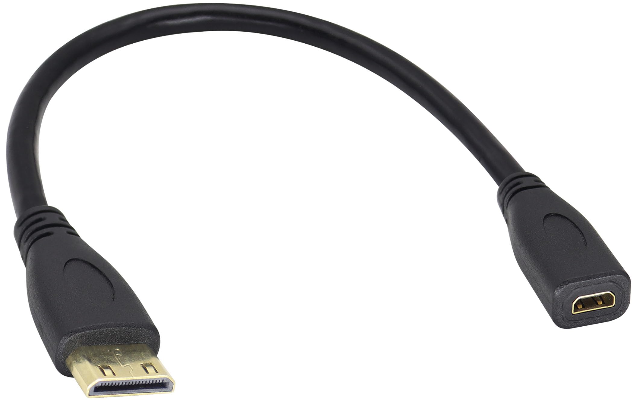 Cable mini HDMI a micro HDMI de 0.2m para proyectar desde cámaras y tabletas 8