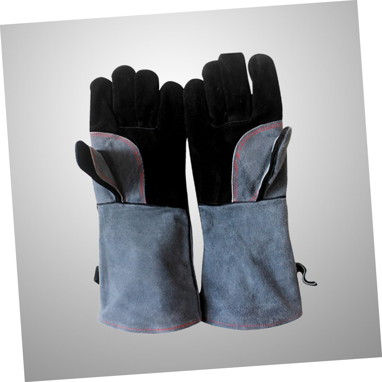 Zerodeko Guanti Da Forno e Resistenti Al Calore Di Mucca Antiscivolo e Confortevoli Per Cottura Barbecue Saldatura e Cottura Al Forno