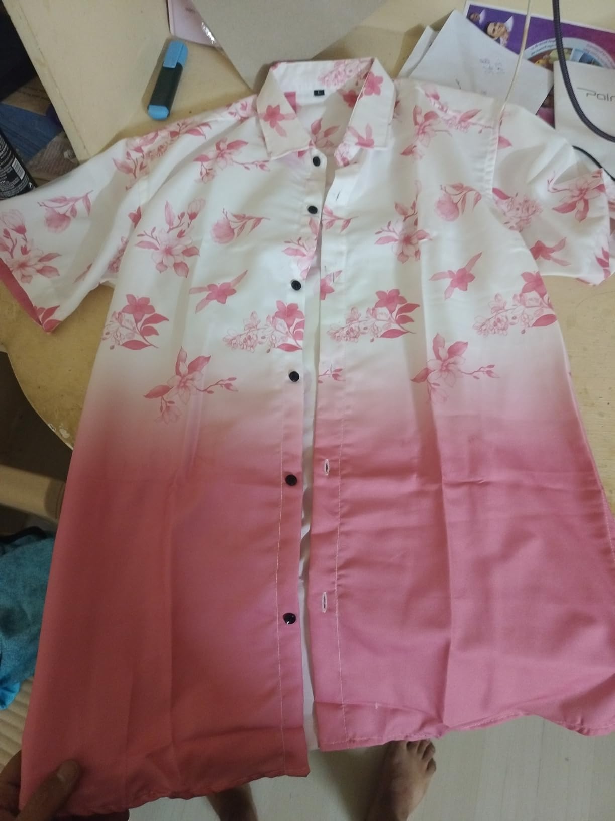 Hmkm Funky Printed Regular Fit Shirt For Men Half Sleeves (Medium, Aadi Line), Multicolor 