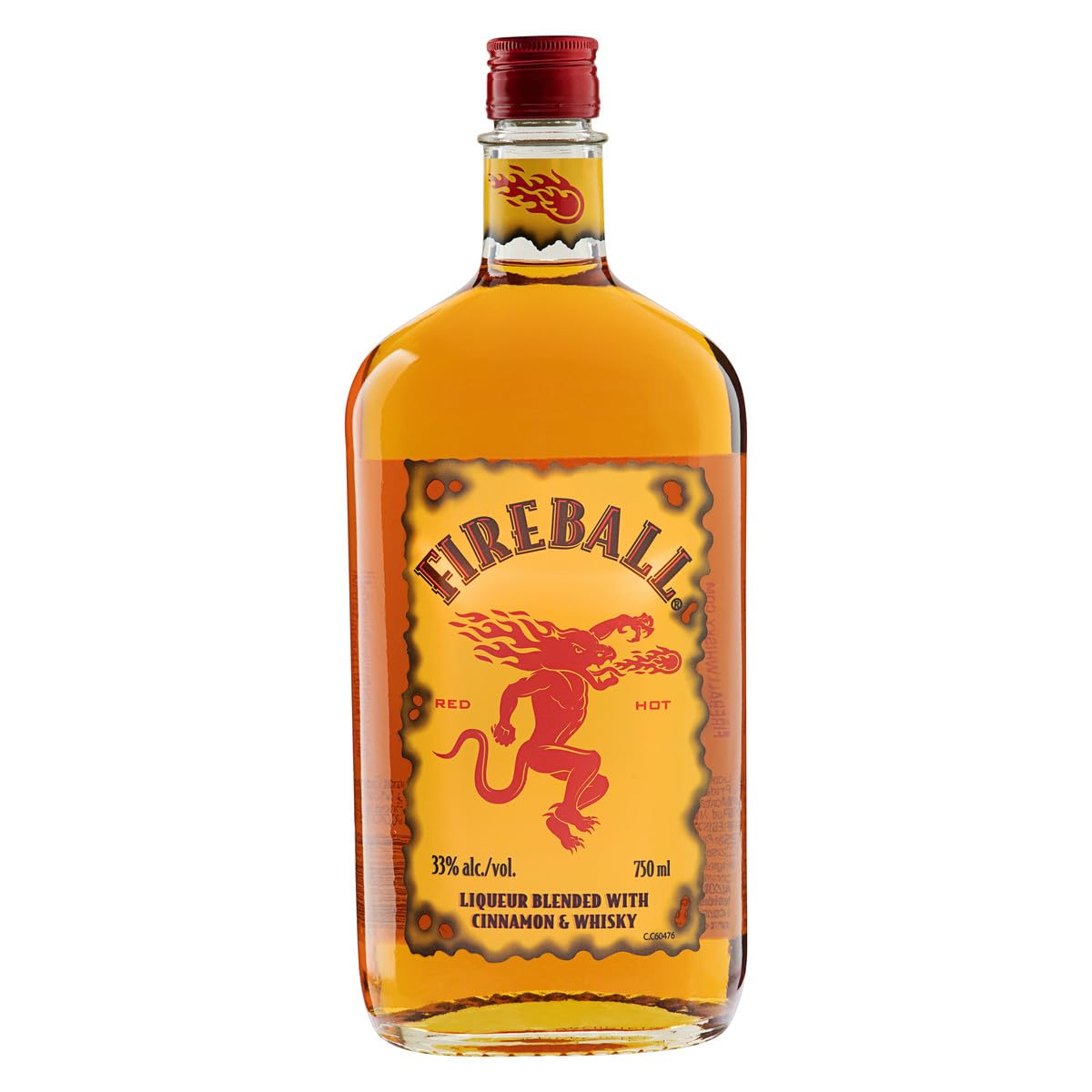 Fireball Cinnamon Whisky Liqueur, 70cl