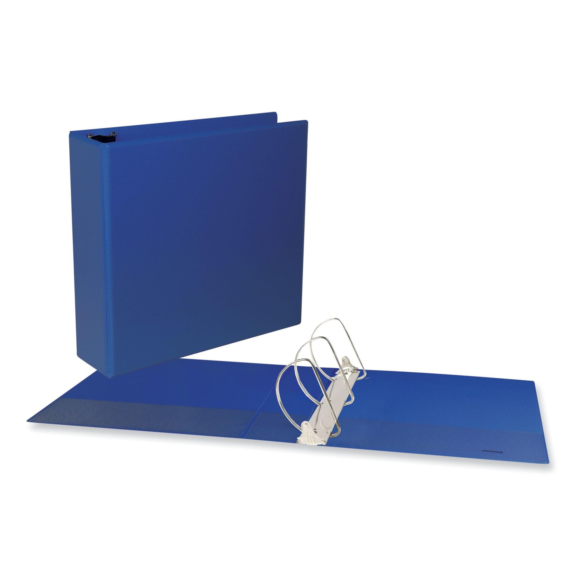 Universal Classeur incliné à anneaux en D, 3 anneaux, capacité 7,6 cm, 27,9 x 21,6 cm, bleu marine
