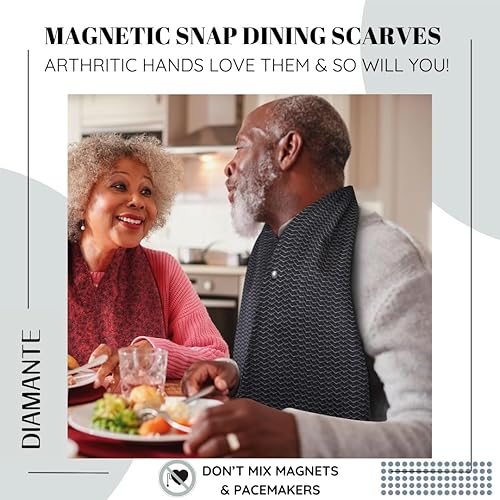 Miniatura 2 de Pañuelo Babero para Adultos - Alternativa Digna a los Baberos Protectores de Ropa Lavables y Reutilizables para Comer