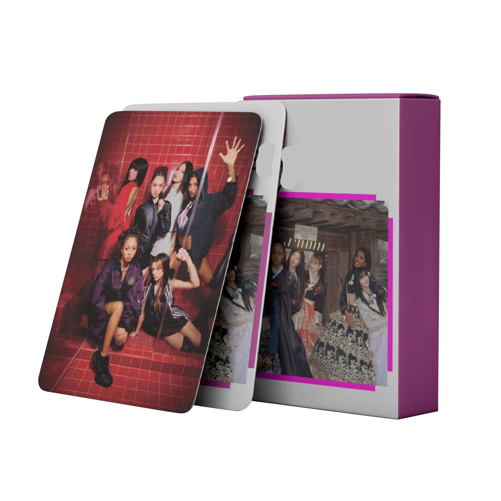 55PCS Katseye Photocards Album Beautiful Chaos Photocards Idol Album Pinky up Katseye Merch Photo Cards Swts Team Merchandise Photocards Gift for Fans A02 โ image 1