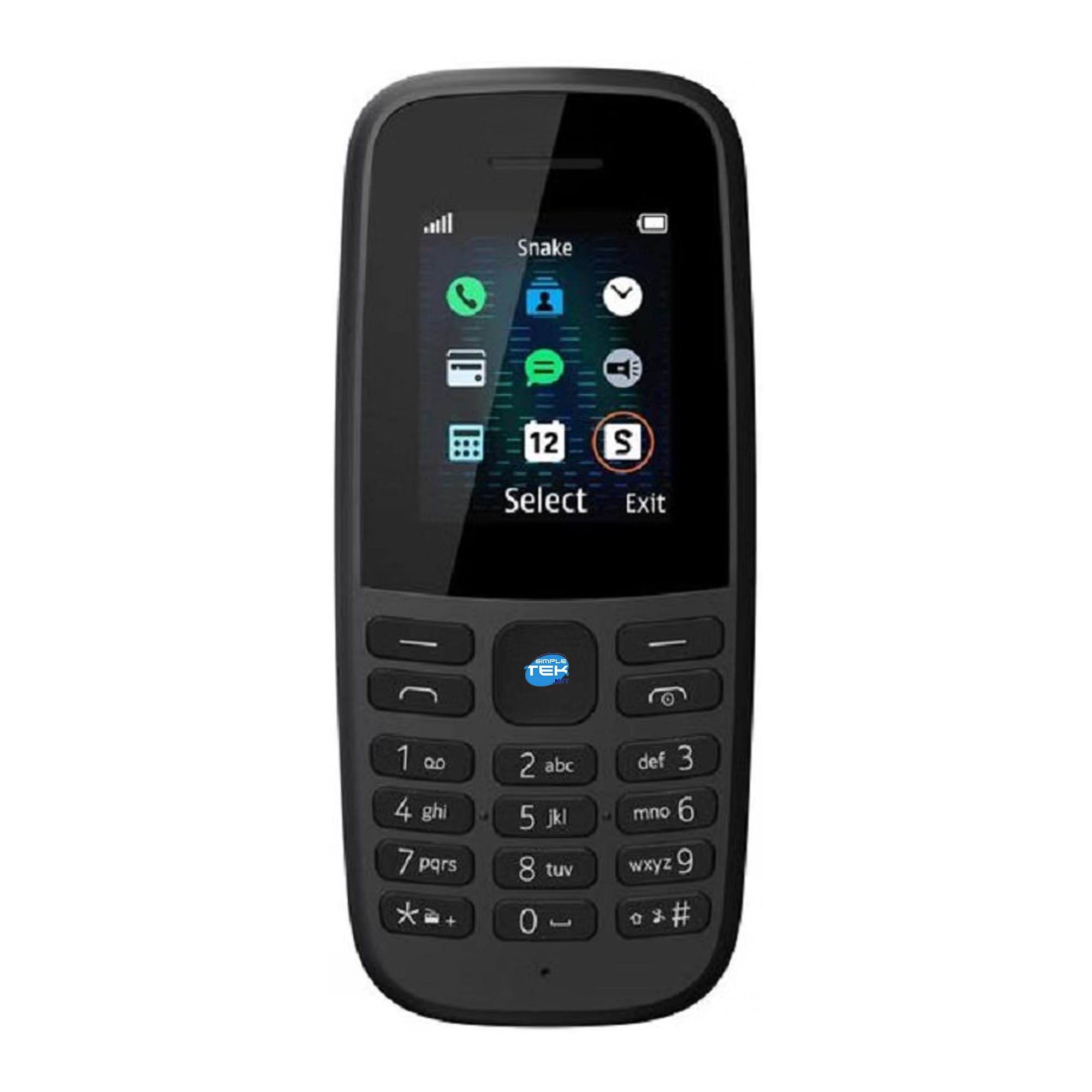 SIMPLETEK - Telefono Dual SIM Base per Anziani e Bambini (Ricondizionato)
