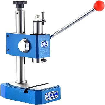 Manual Punching Machine, Maximum Height 8.6in For DIY Leather Crafts Hole Punching Cutting,0.5 Ton Manual Leather Punching Machine, Forming, Riveting, Stretching, Punching, Mandrel PresseSize0.2Ton