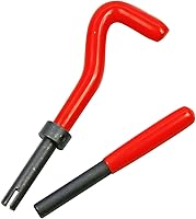 Vista 4 de Kit de reparación de roscas, M12 x 0.059 in Kit de inserción de reparación de rosca métrica compatible con herramientas de mano para reparación