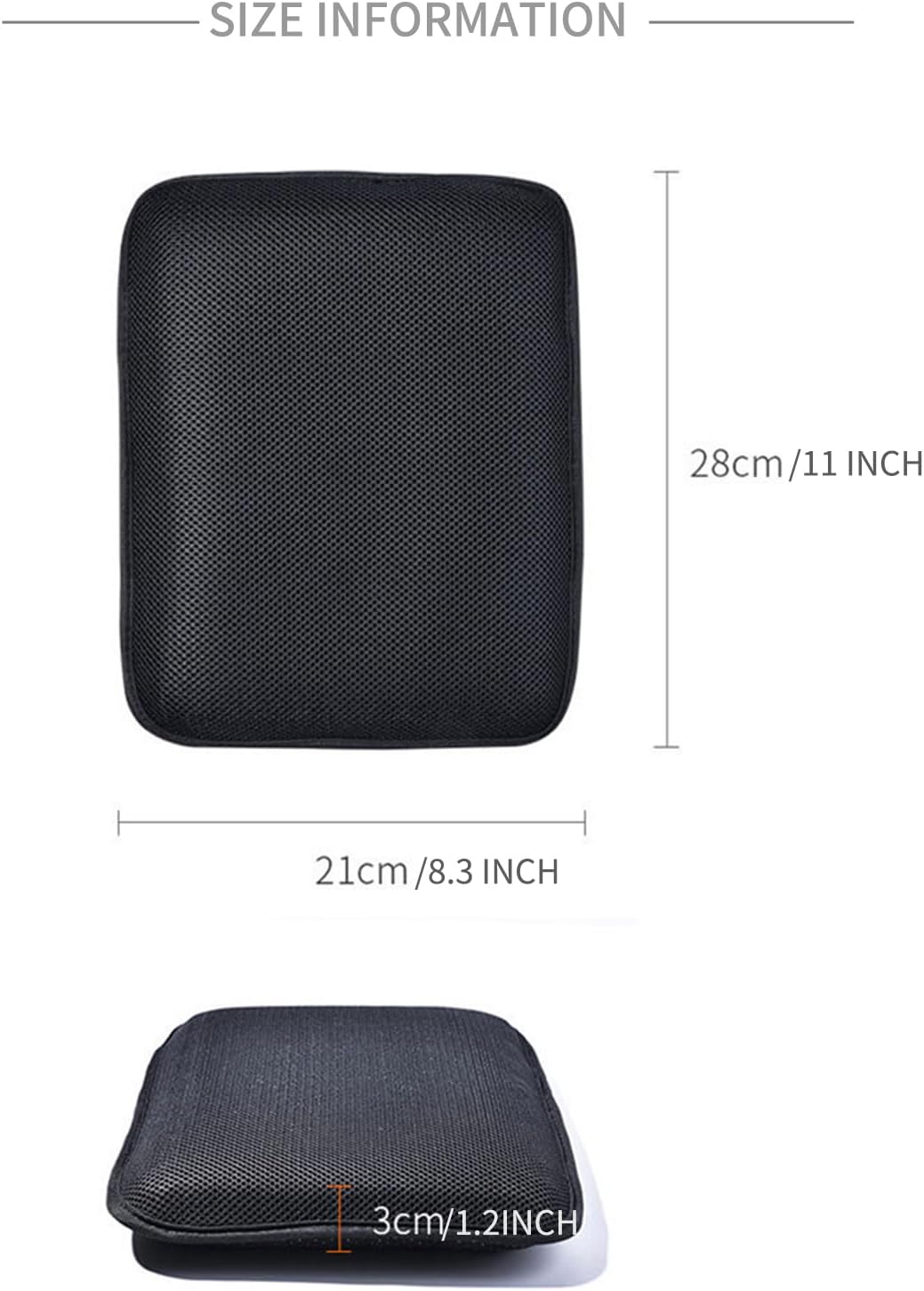 Foldable Passenger Motorcycle Seat Cushion，High Elasticity Gel 3D Honeycomb Comfortable Breathable Shock Absorption for Long Ride Seat Cover (Peanuts Shape)