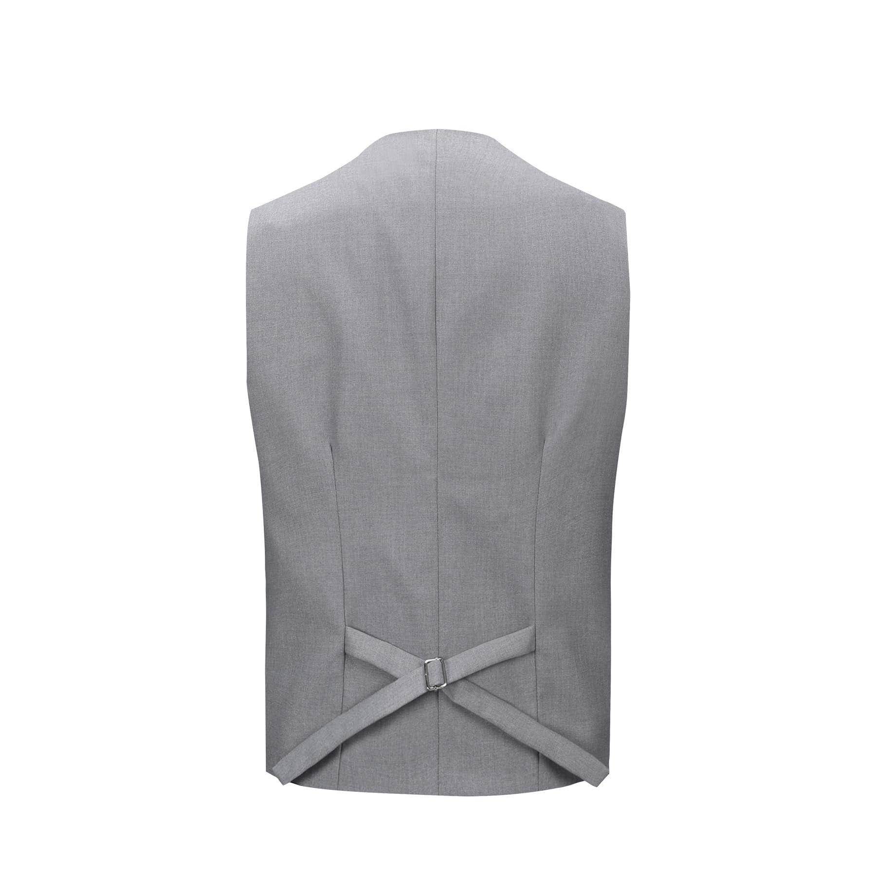 Allthemen Gilet da Uomo Gilet da Abito Doppiopetto Gilet da Uomo Western con Scollo Rotondo per Affari