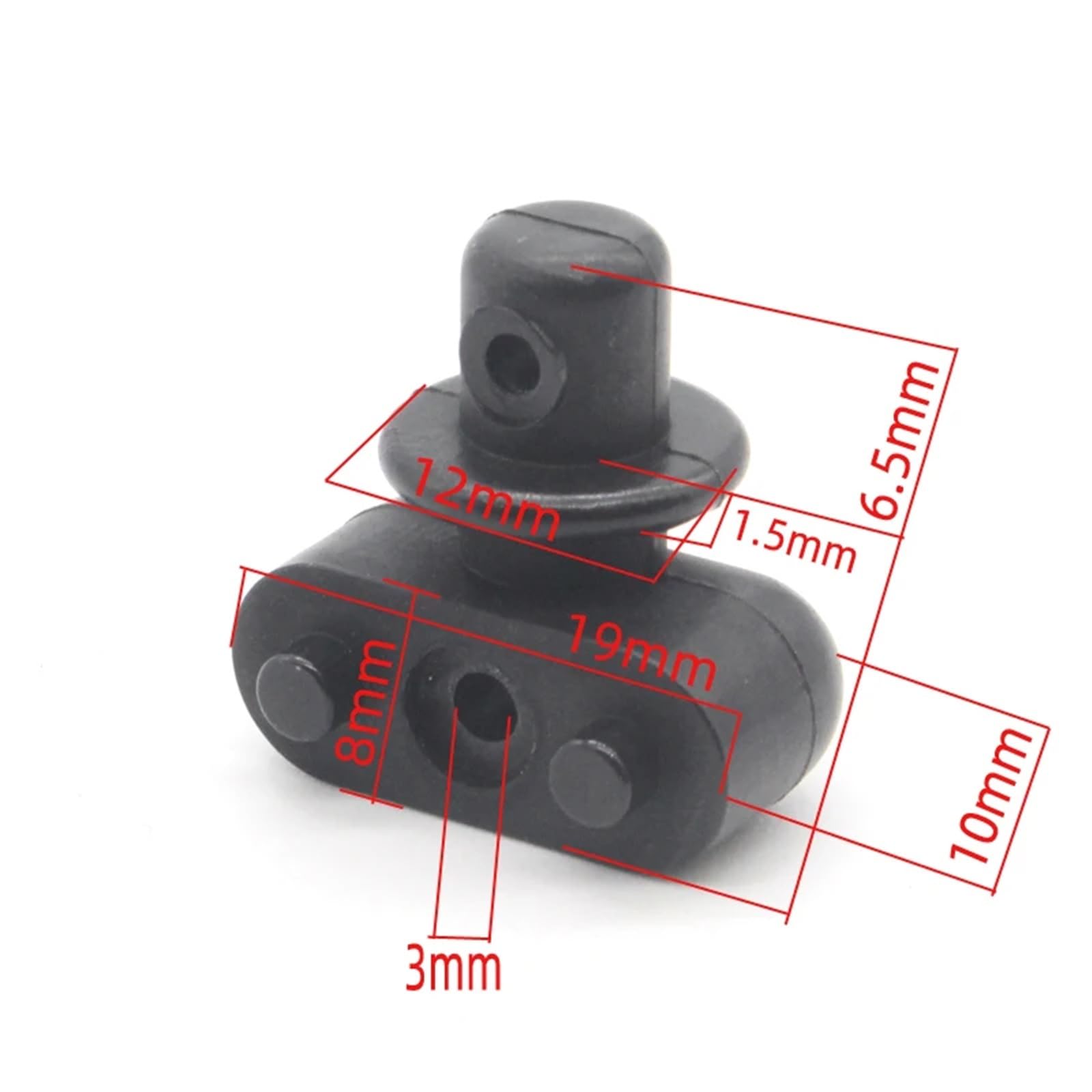 RC Coches Repuestos para HSP 06004 94166 94107 94106 1/10 Piezas Repuesto Coche Teledirigido Poste Carrocería Delantera 4WD para Nitro Power Off Road para Buggy