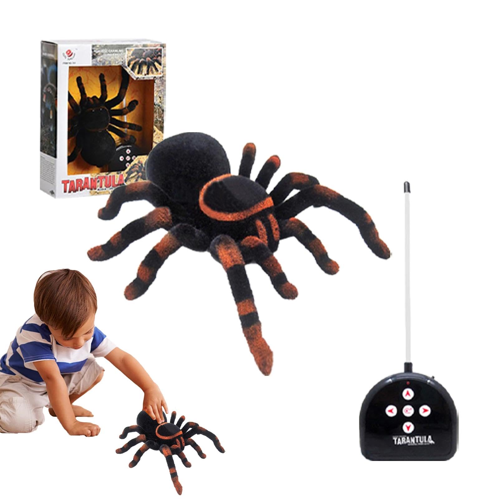Générique RC Spider, araignée télécommandée pour | Jouet araignée Effrayant | Jouet télécommandé électrique, Accessoires de Blague drôles, Gag pour Halloween