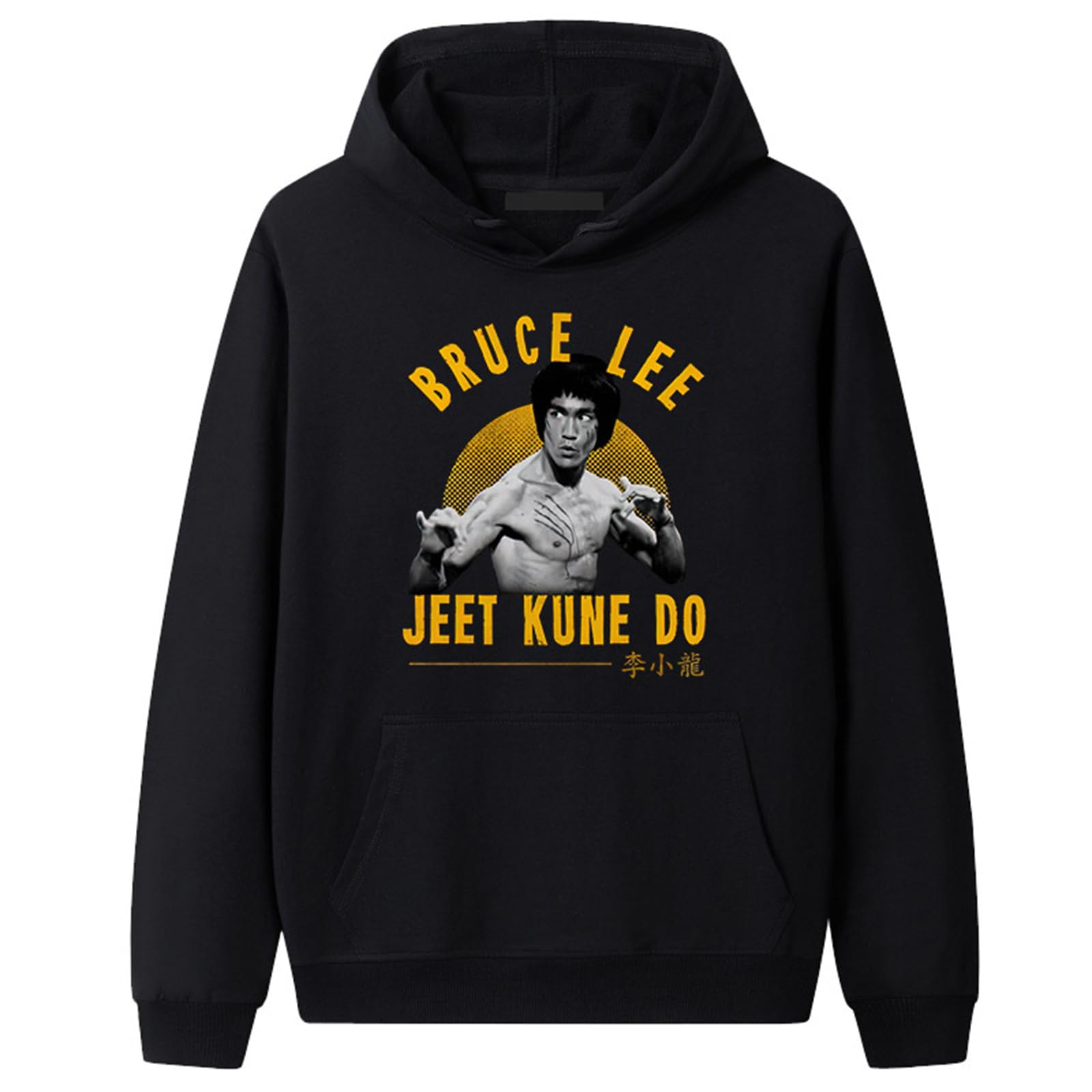 Li Xiaolong Dragon Hoodie Sweatshirt Kung Fu Martial Art Li Xiaolong Dragon 3D Printed Hoodies Pullover Tops for Men