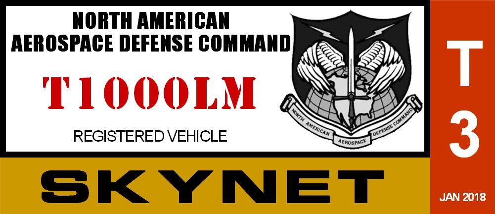 Skynet Parking Decal DD-2220