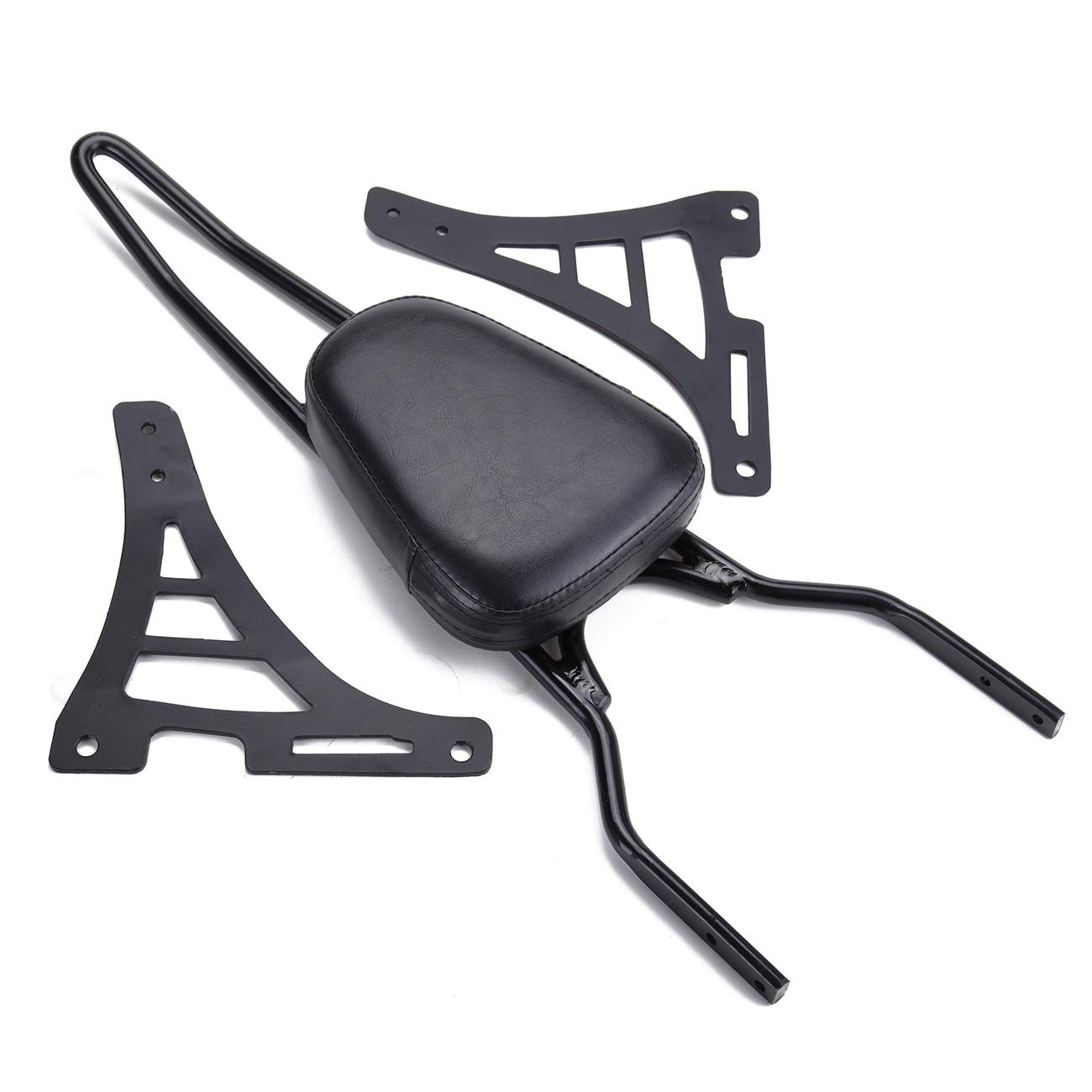 Samger Sissy Bar Respaldo trasero desmontable Fit para Harley Davidson Sportster XL 883 1200 04-20
