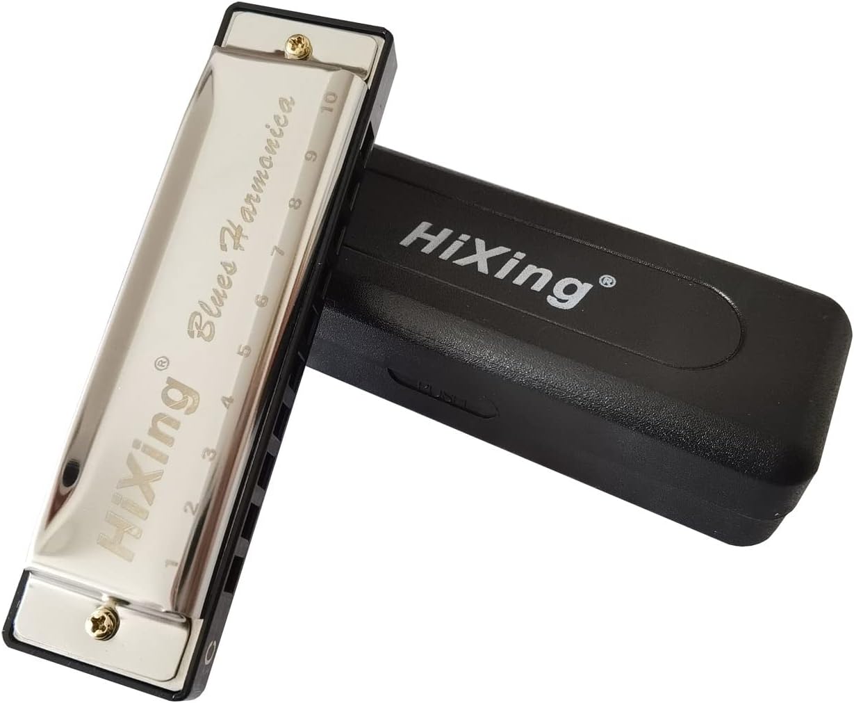 CASCHA Blues Harmonica in G (incl. etui en schoonmaakdoekje