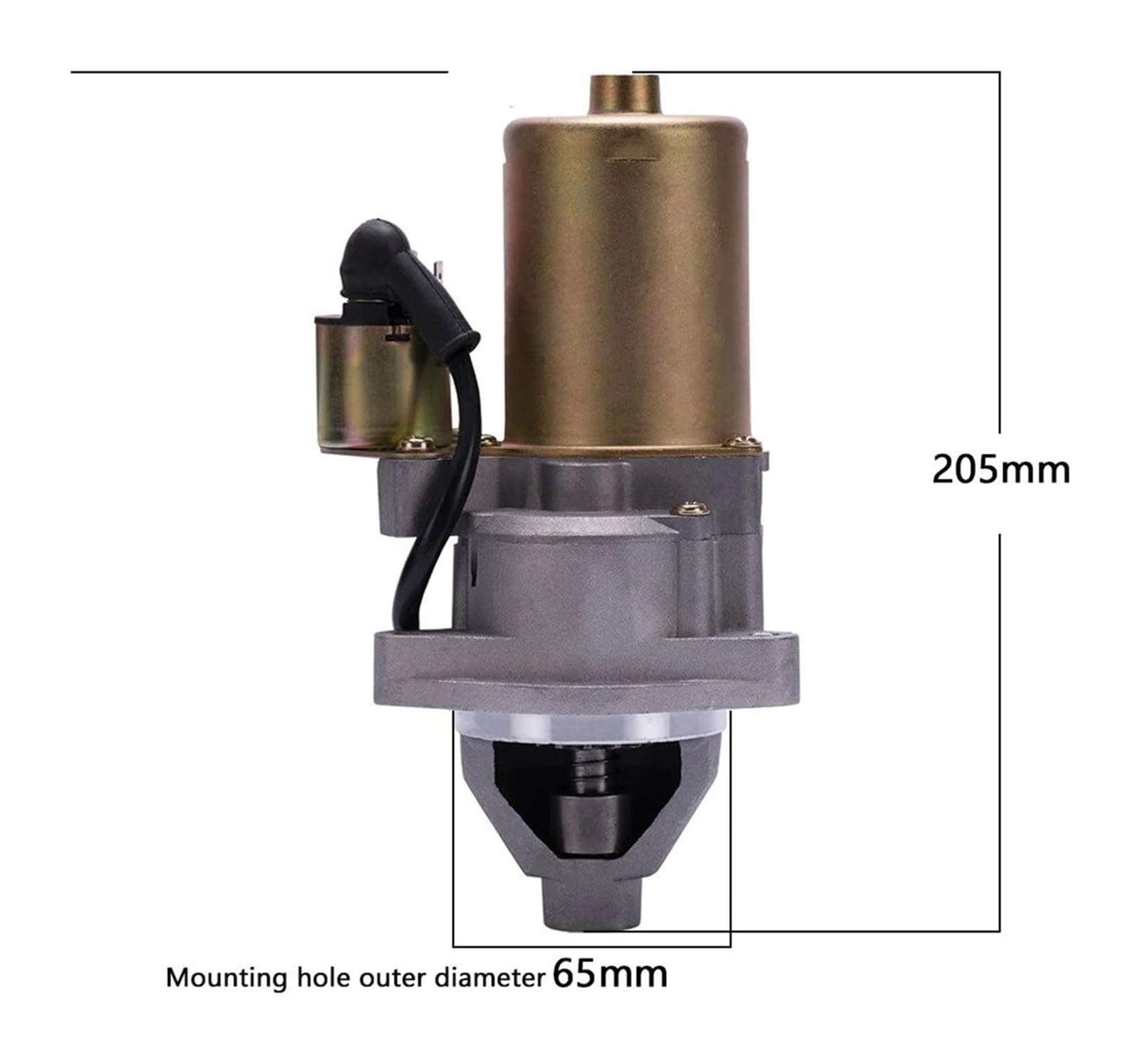 Motor De Arranque Motor De Arranque Gasolina Conjunto Eléctrico 14 Dientes QDJ112 GX390 188F 190F 5-8 KW Eléctrico para Motocicleta