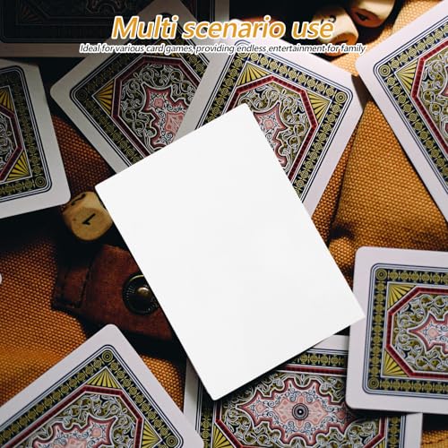 Baraja de Cartas Póker 57 pcs Plástico Doble Cara para DIY miniatura 6