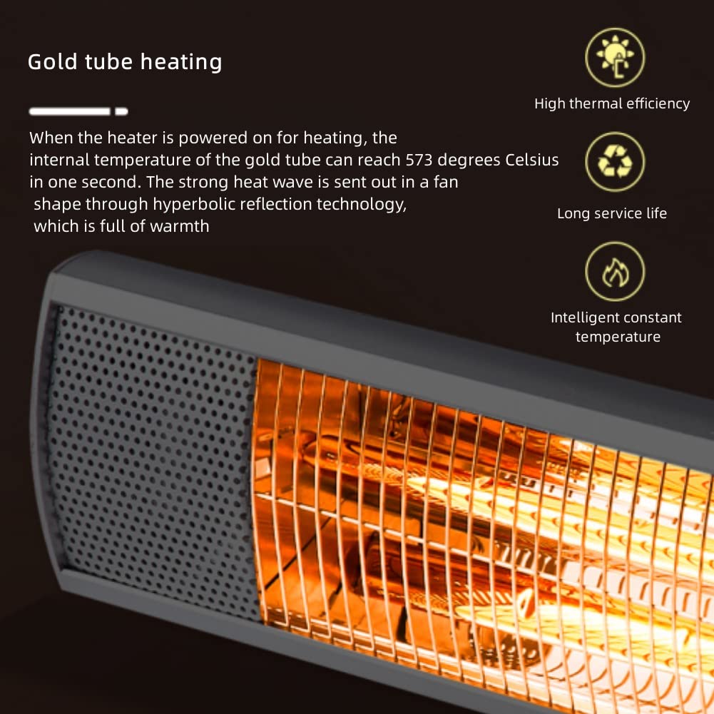 Baseboard Heater, Convection Heaters, Electric Skirting Board  Heater Radiator With Thermostat, Overheat Tip-Over Protection Heater