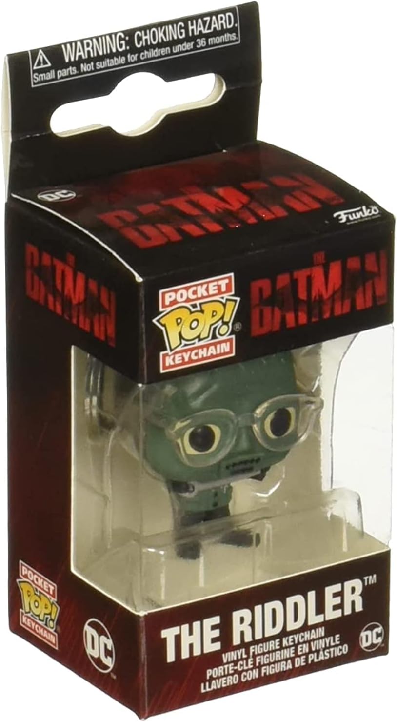 FunkoFunko POP! Keychain: DC the Batman - the Riddler Novelty Keyring - Collectable Mini Figure - Stocking Filler - Gift Idea - Official Merchandise - Movies Fans - Backpack Decor