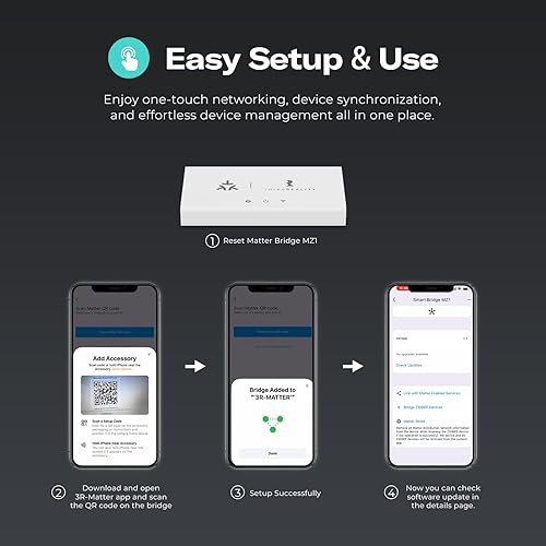 Miniatura 2 de THIRDREALITY Smart Bridge MZ1 -Zigbee to Matter Connectivity, compatible con Google Home, Apple Home, SmartThings, Home Assistant, etc.