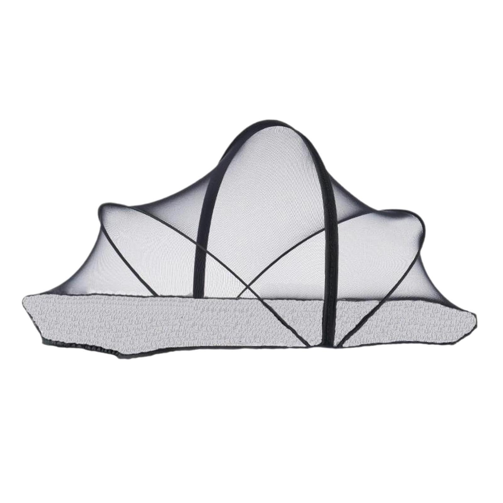 mophrati Travel Cot Bed Soldier Tent Provides Safety With Durable Crib Net Cover Designed For Baby Comfort During Adventures Baby Crib Net Cover Breathable, Black, 65x110cm