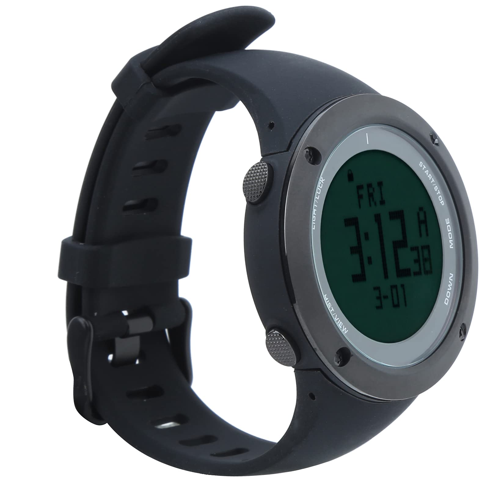 FR730 Reloj de Buceo Profesional Reloj de Snorkel Impermeable 100 M con Medición de Profundidad Altímetro Barómetro Brújula para Deportes Subacuáticos Natación Marco de Ace