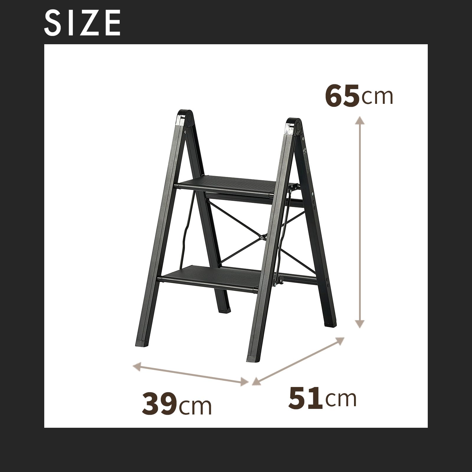 脚立     コンパクトになります   2000cm Amazon｜天馬(Tenma) 置くだけでグッとオシャレになるアルミ脚立