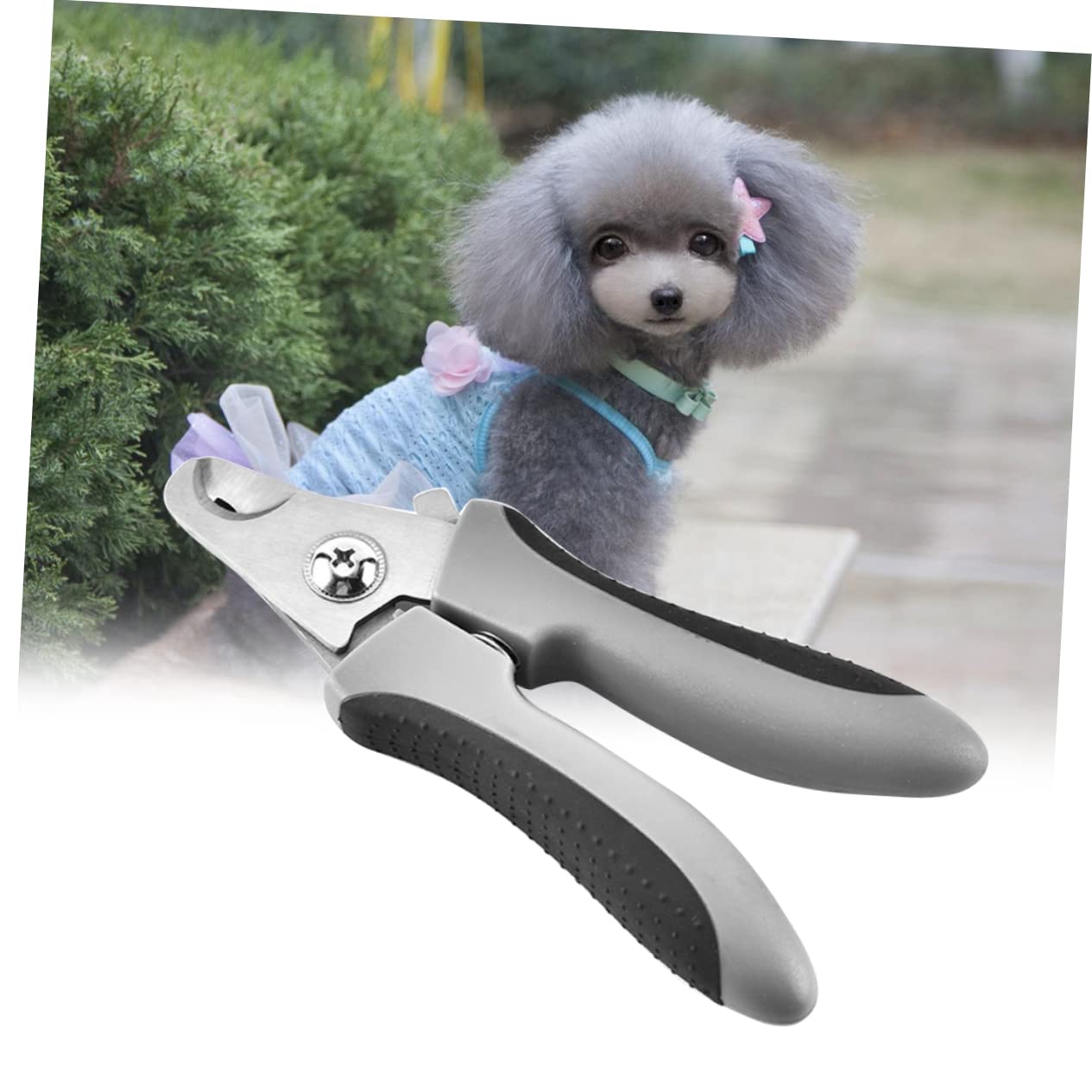 POPETPOP Pet Nail Clipper for Dogs Cats Ergonomic Design with Sharp Safe Nail Trimming Tool for Pet Grooming Random Color Claw Cutter for Cats and Dogs Random Color