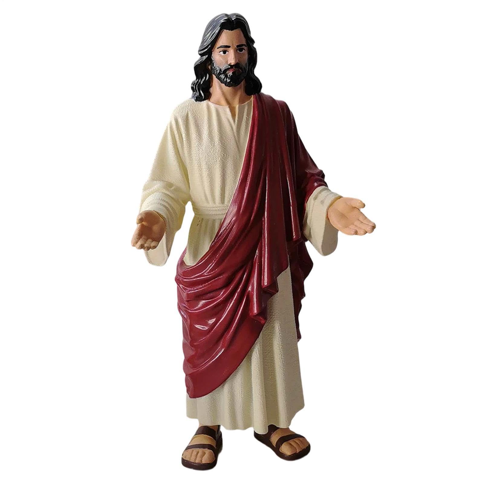 Statue de Jésus protecteur pour apaiser le stress du bureau ou de la maison