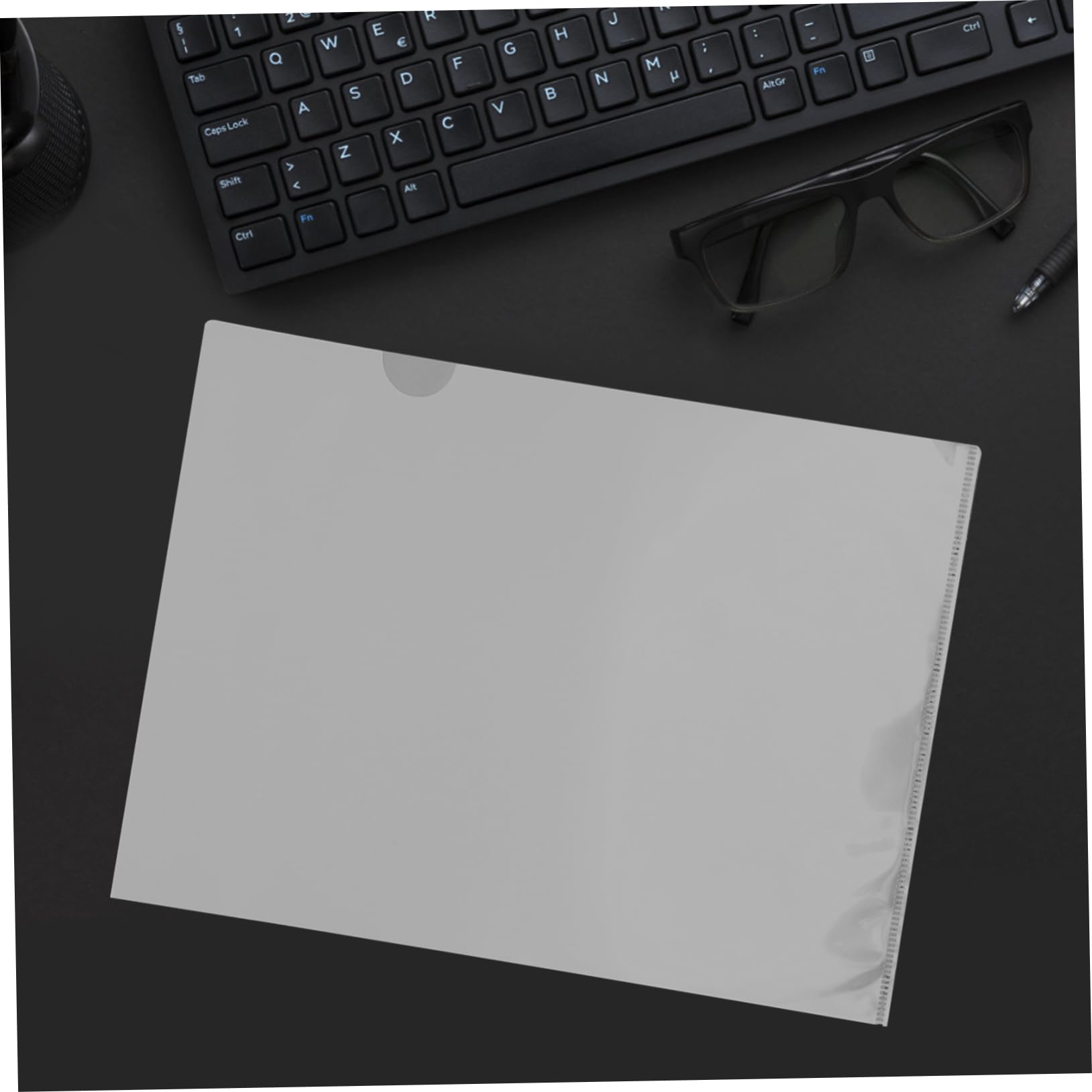 jojofuny 100 Sztuk A4 Organizer Dokumentów Foldery Biurowe Materiały Artystyczne Przechowywanie Akcesoria Do Biura Domowego Plastikowe Koperty Na Dokumenty