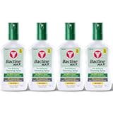 MAX First Aid Spray - Pain Relief Cleansing Spray with 4&percnt; Lidocaine - Numbing Lidocaine Kills 99&percnt; of Germs - Pain &plus; Itch Relief for Minor Cuts & Scrapes&comma; Burns & Bug Bites - 5oz&comma; 4 Pack