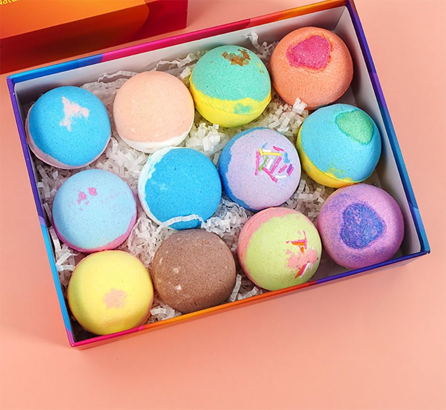 Seychelles Incense - Fragrance From Ancient IndiaSeychelles Spa Multi Color Bubble Bath Bombs, Safe Kids 5+, 100 gm Each (Set of 12 Bath Bombs)