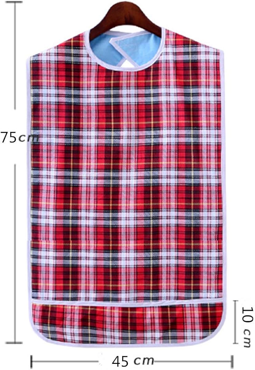 Best Cyber Deals 🔥 Adult Bib (3 Pack) Washable Reusable Waterproof Clothing Protector with Crumb Catcher for Men and Women 30 Flash Deals - 70% OFF Adult Bib (3 Pack) Washable Reusable Waterproof Clothing Protector with Crumb Catcher for Men and Women 30