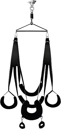 BELSIANG Adult Sex Swing,360 Degree Spinning Indoor Ceiling Sling, Sex