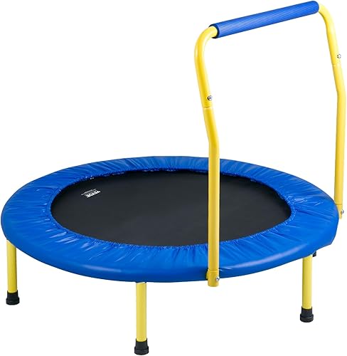Miniatura 9 de VEVOR 3FT Trampoline for Kids, 36" Trampolines Indoor/Outdoor Trampoline for Toddlers, Foldable Mini Baby Jump Toy with Foam Handle, Recreational