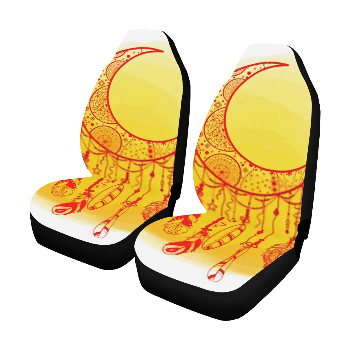 Universal Car Seat Covers Front Seats 2pc Abstract