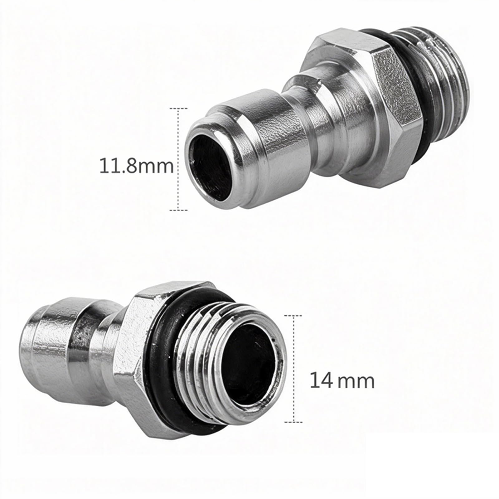 Adattatore per idropulitrice maschio G3/8 a 3/8 adattatore di accoppiamento per idropulitrice a sgancio rapido per tubo da giardino connettore pistola a spruzzo per auto (confezione da 1