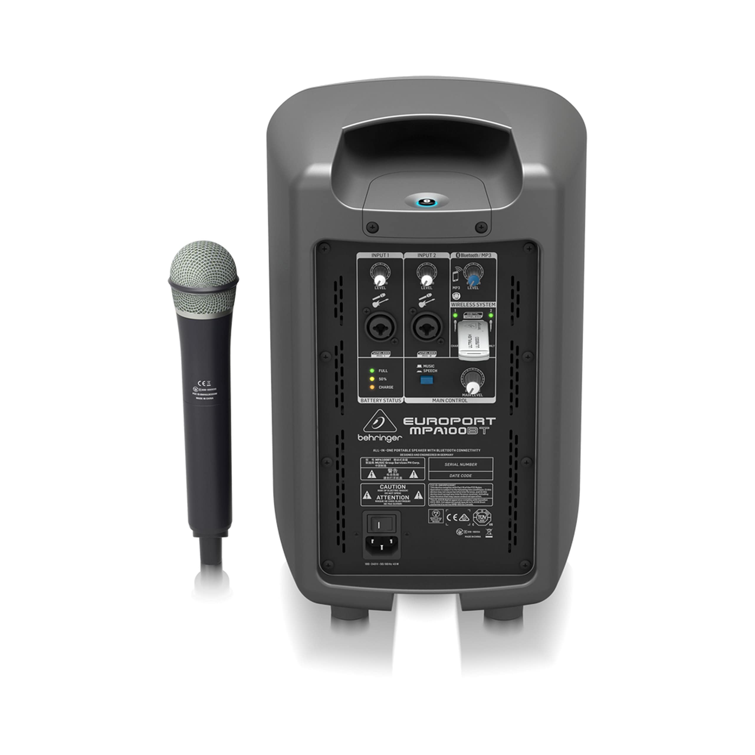 Behringer EUROPORT MPA100BT : Amazon.it: Strumenti Musicali