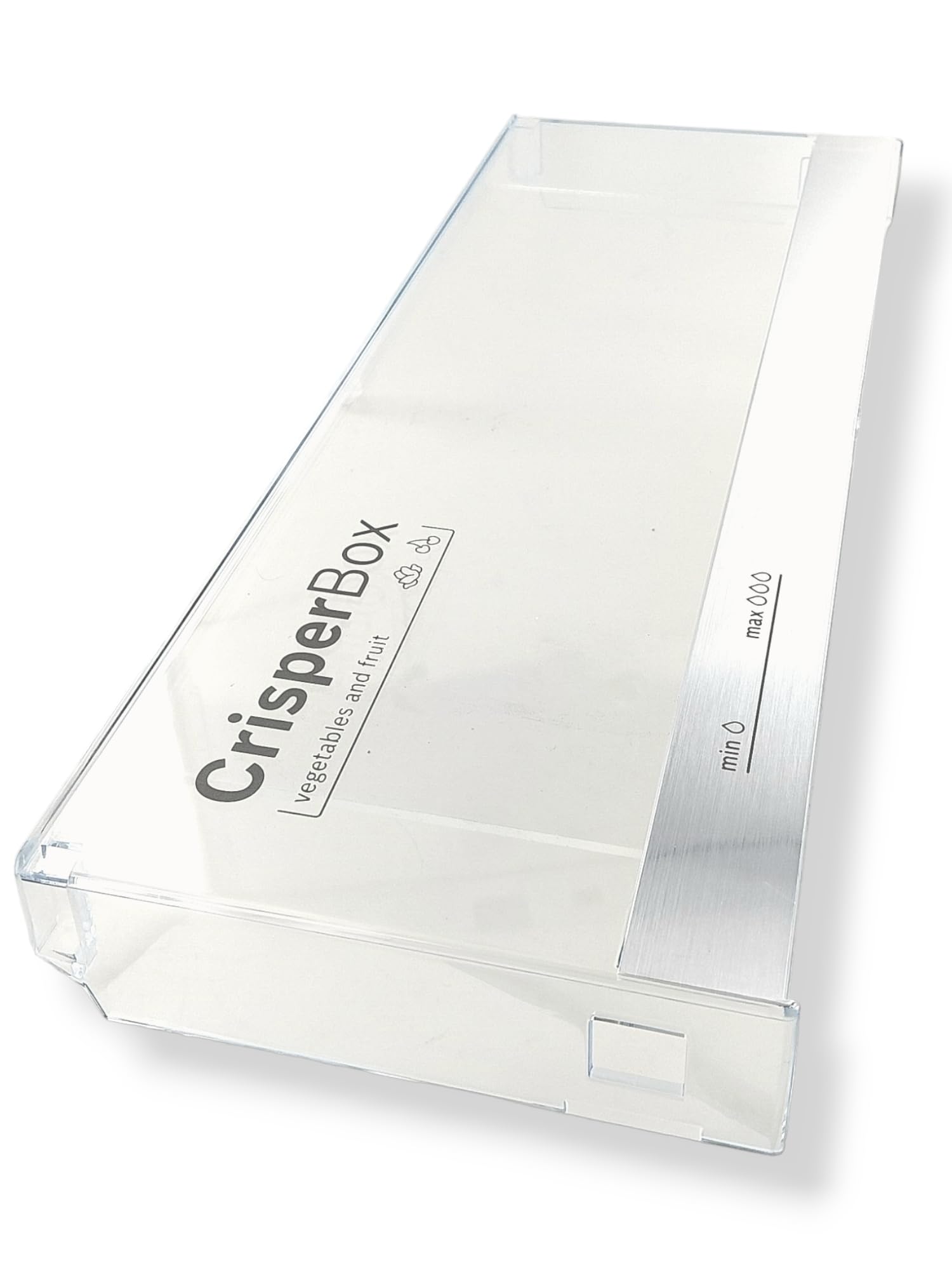 DL-pro Schubladenblende 450x165mm für Bosch 11000682 für CrisperBox Gemüsebehälter Kühlschrank KühlGefrierKombination