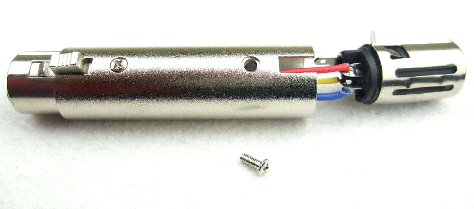 Adam Hall 12 Sets Connectors Ganzmetall Adapter Verbinder Konverter - XLR 3 pol Female Kupplung auf XLR 3 pol Female Kupplung Buchse + XLR Stecker auf XLR Stecker