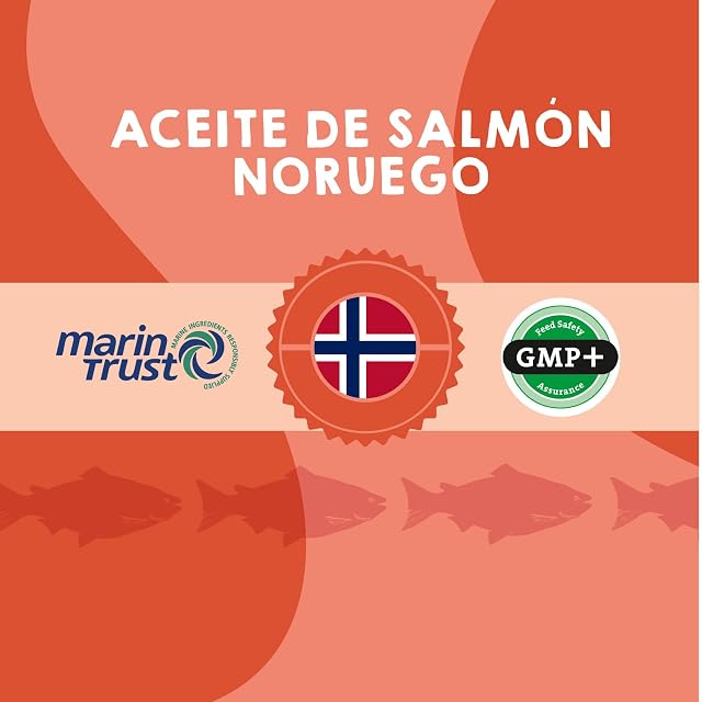 Foto 8 de 8 de MAIKAI Aceite de Salmón 100% Natural para Perros y Gatos 500 ml Rico en Omega 3 6 y 9 Refuerza Articulaciones…