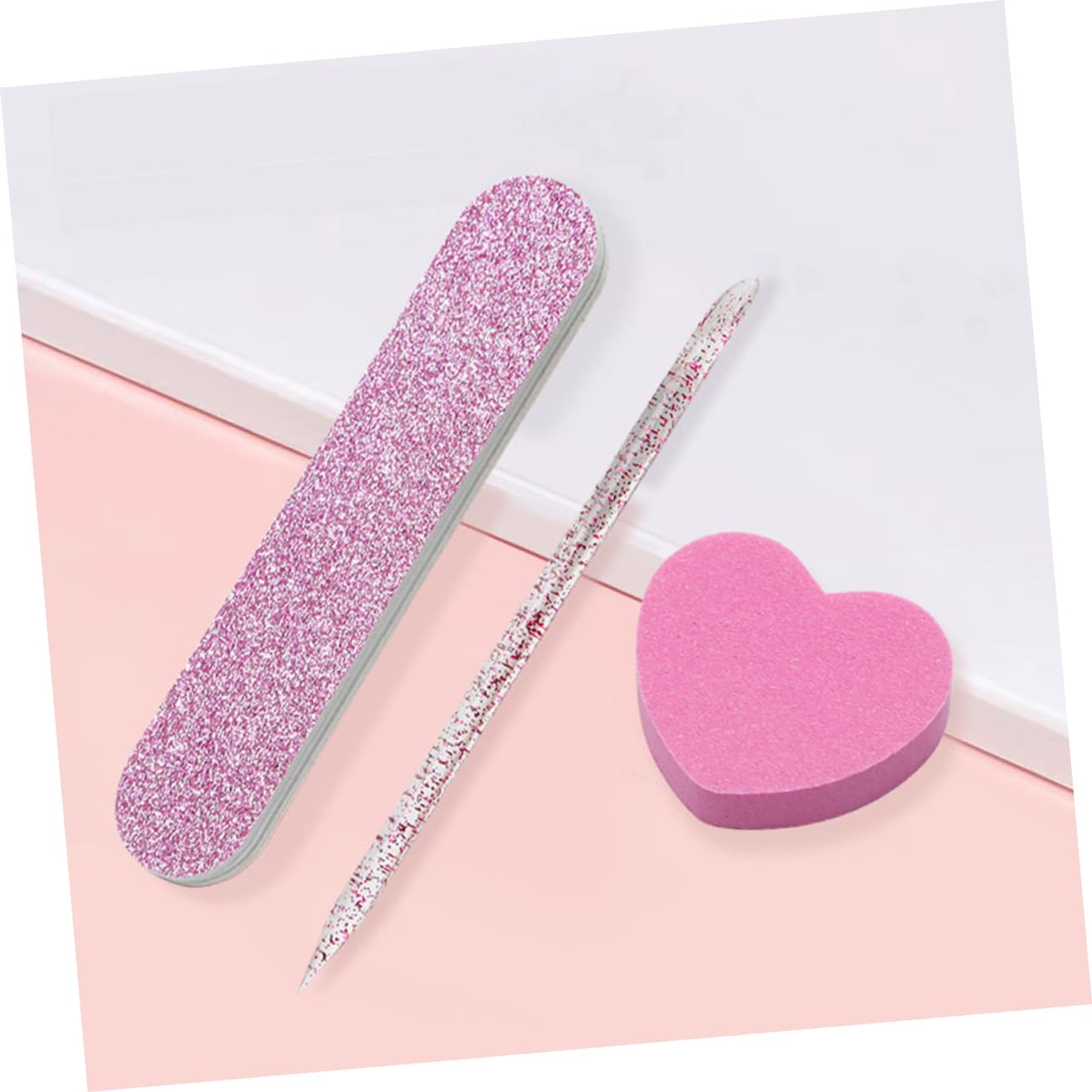 FOMIYES 100sätze Nail Art Tools Mit Nagelsticks Nagelfeilen Polierstreifen Und Buffer Blocks Für Maniküre Und Kreative Designs