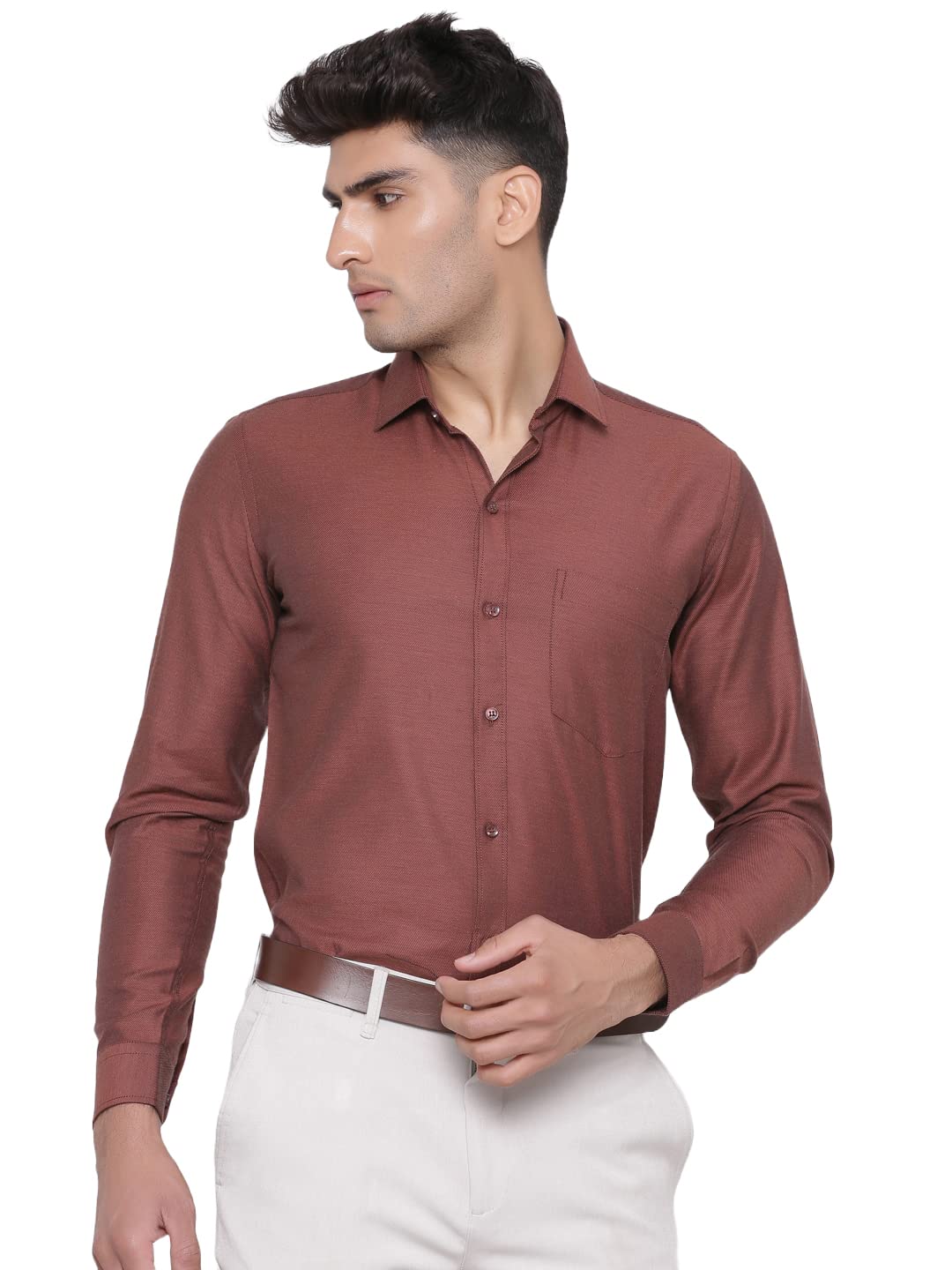 TistabeneRustic Orange Dublin Shirt (MSH-0364)