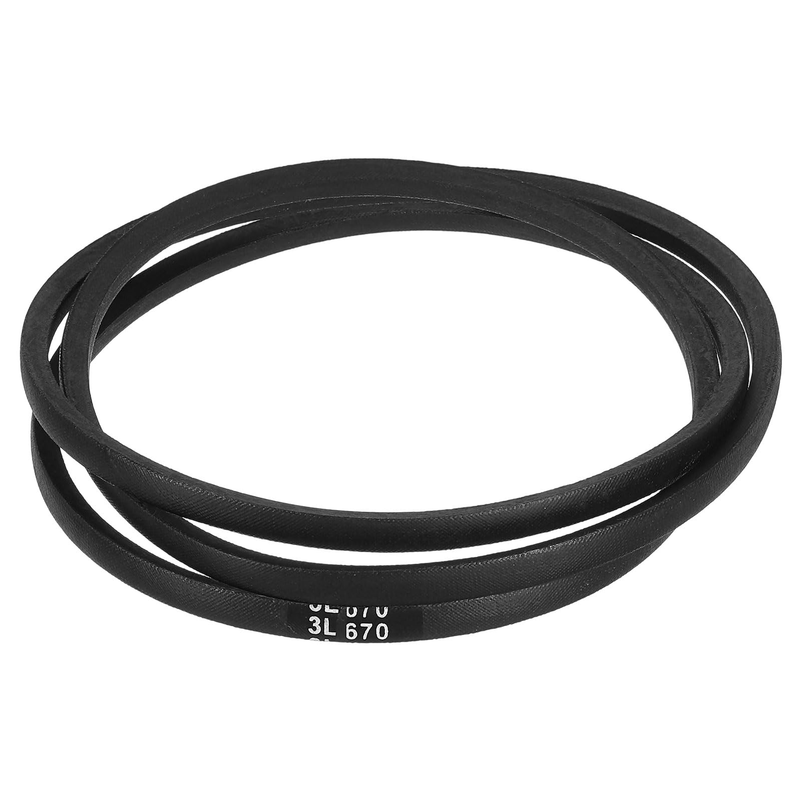 uxcell 3L240 Classic Wrapped Rubber V-Belt, 24"(610mm) Outside Circumference, 3L Profile V Belt 3/8" Width 7/32" Height — view 195